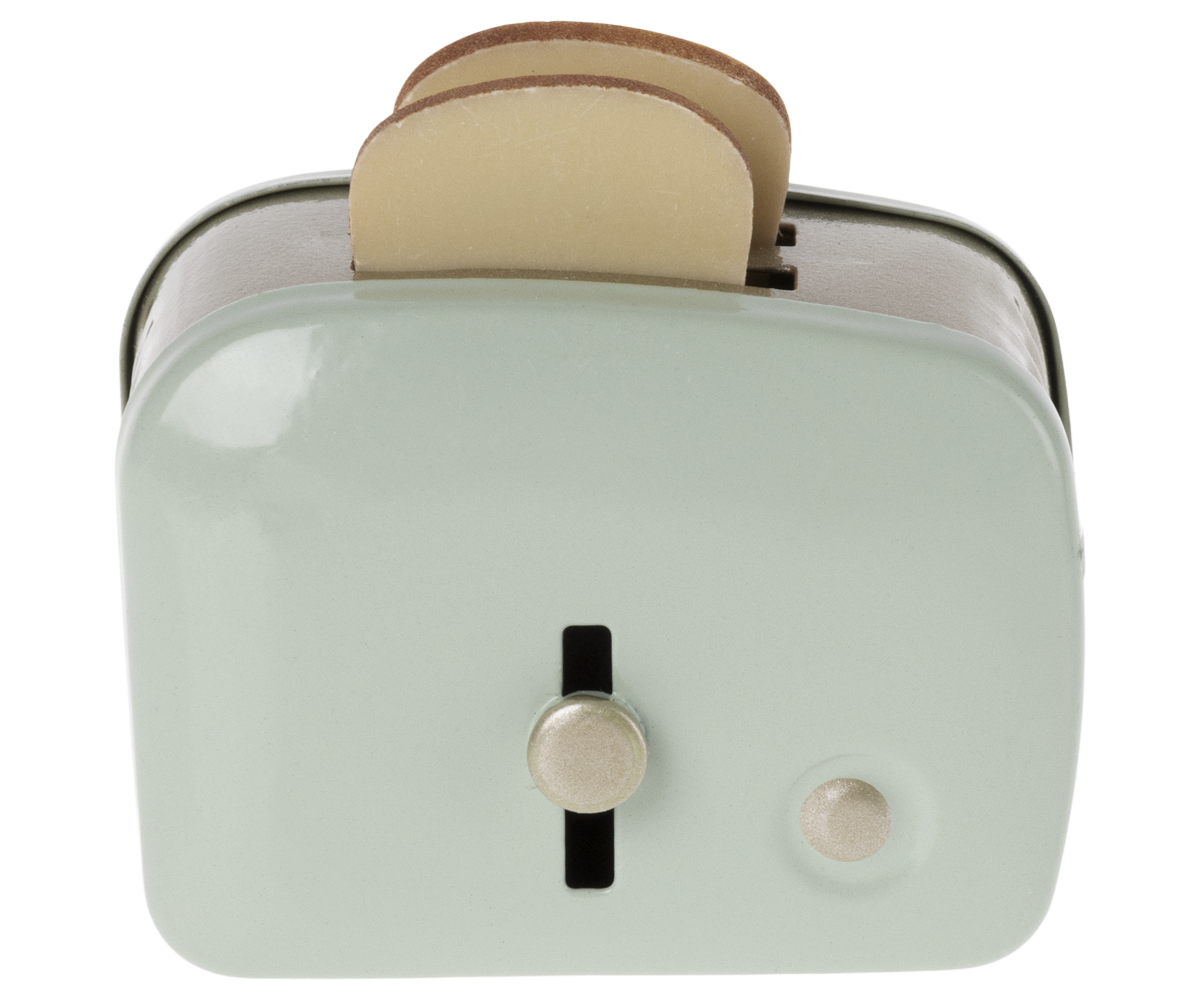 Maileg Miniature Toaster & Bread, Mint | Playroom Avenue