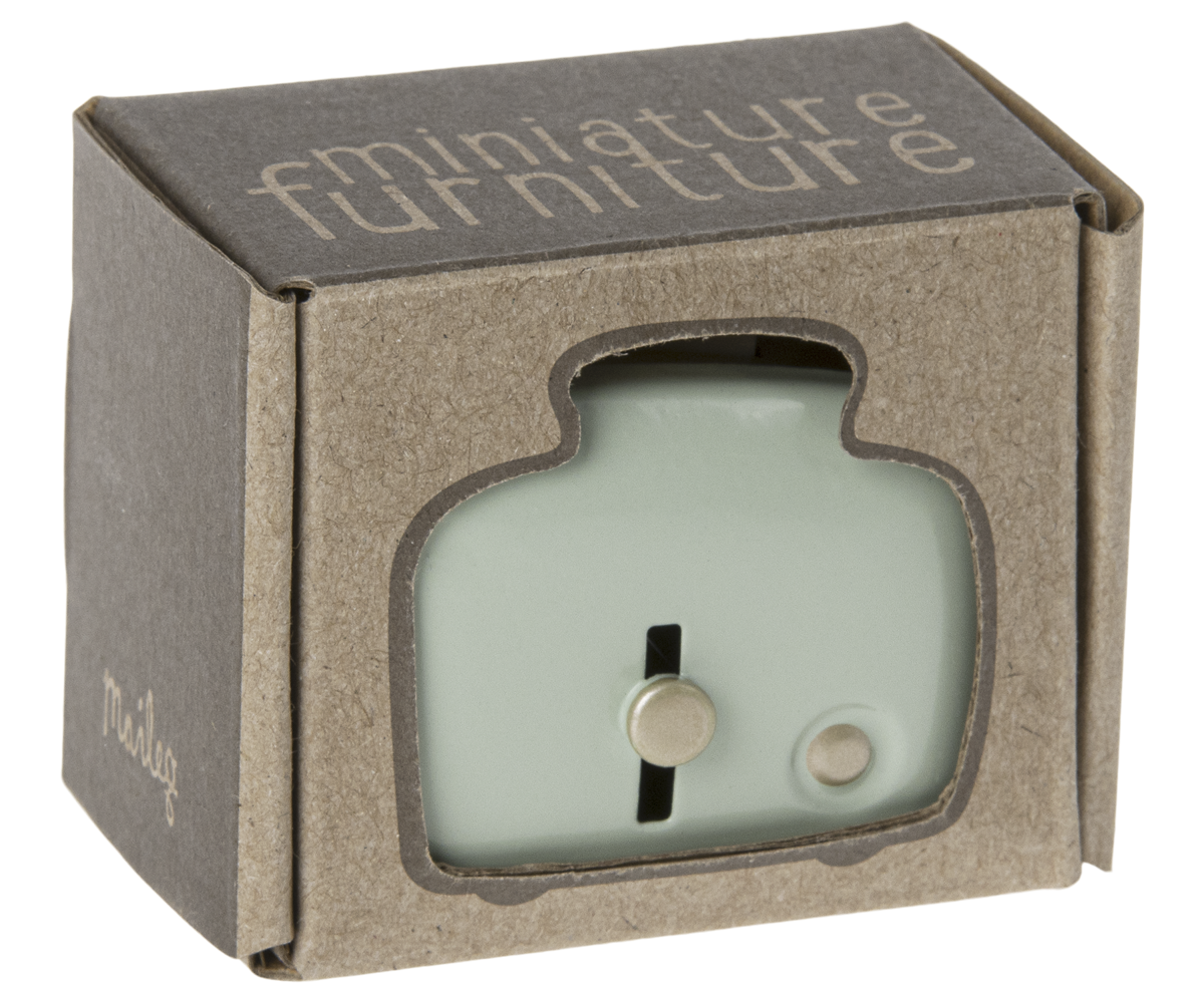 Maileg Miniature Toaster & Bread, Mint | Playroom Avenue