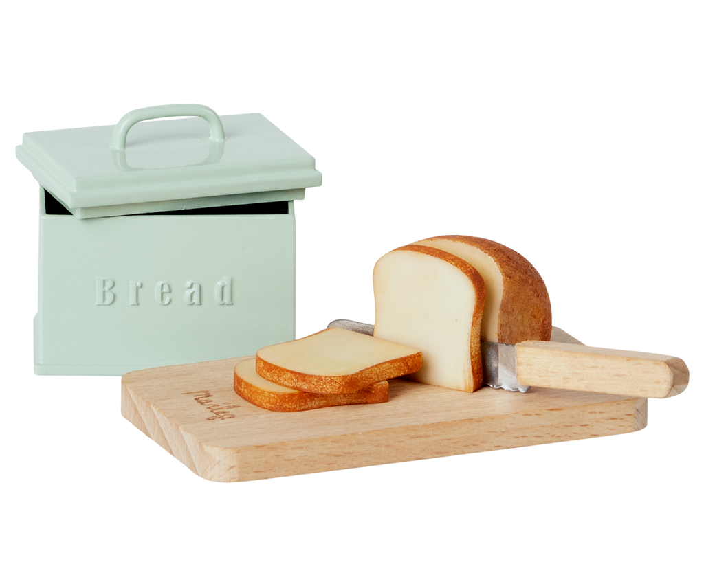 Maileg Bread Box w/ Utensils, Miniature | Playroom Avenue
