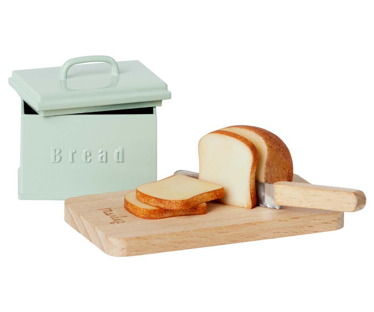 Maileg Bread Box w/ Utensils, Miniature | Playroom Avenue