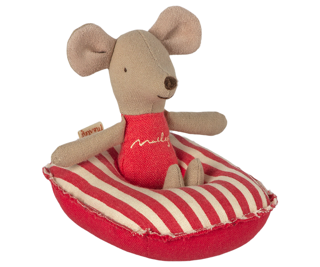Maileg Beach Raft, Red Stripe | Playroom Avenue