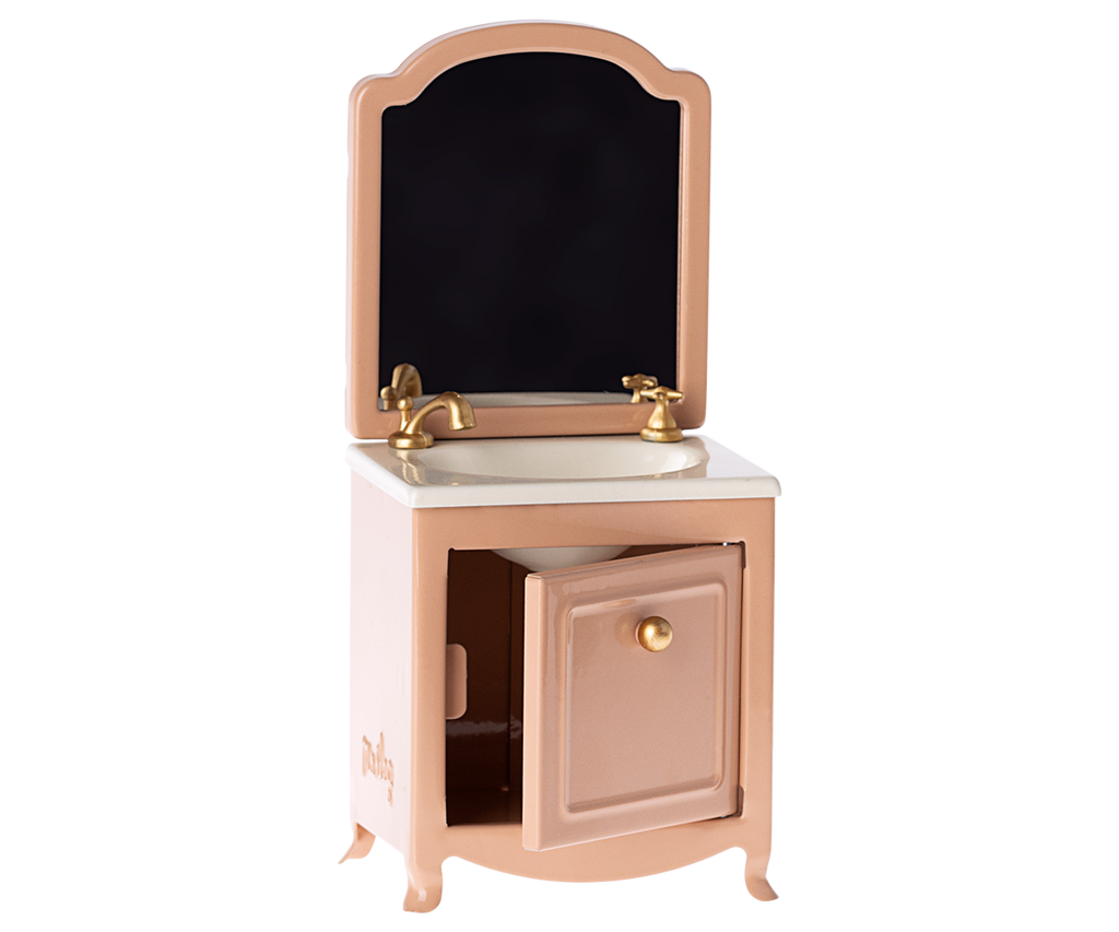 Maileg Sink Dresser, Mouse - Dark Powder | Playroom Avenue