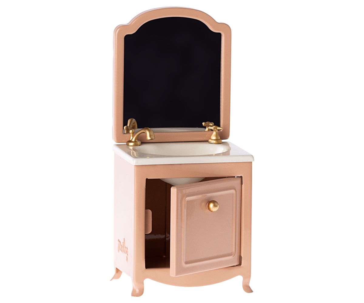 Maileg Sink Dresser, Mouse - Dark Powder | Playroom Avenue
