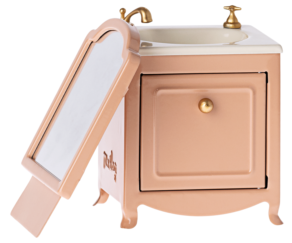 Maileg Sink Dresser, Mouse - Dark Powder | Playroom Avenue