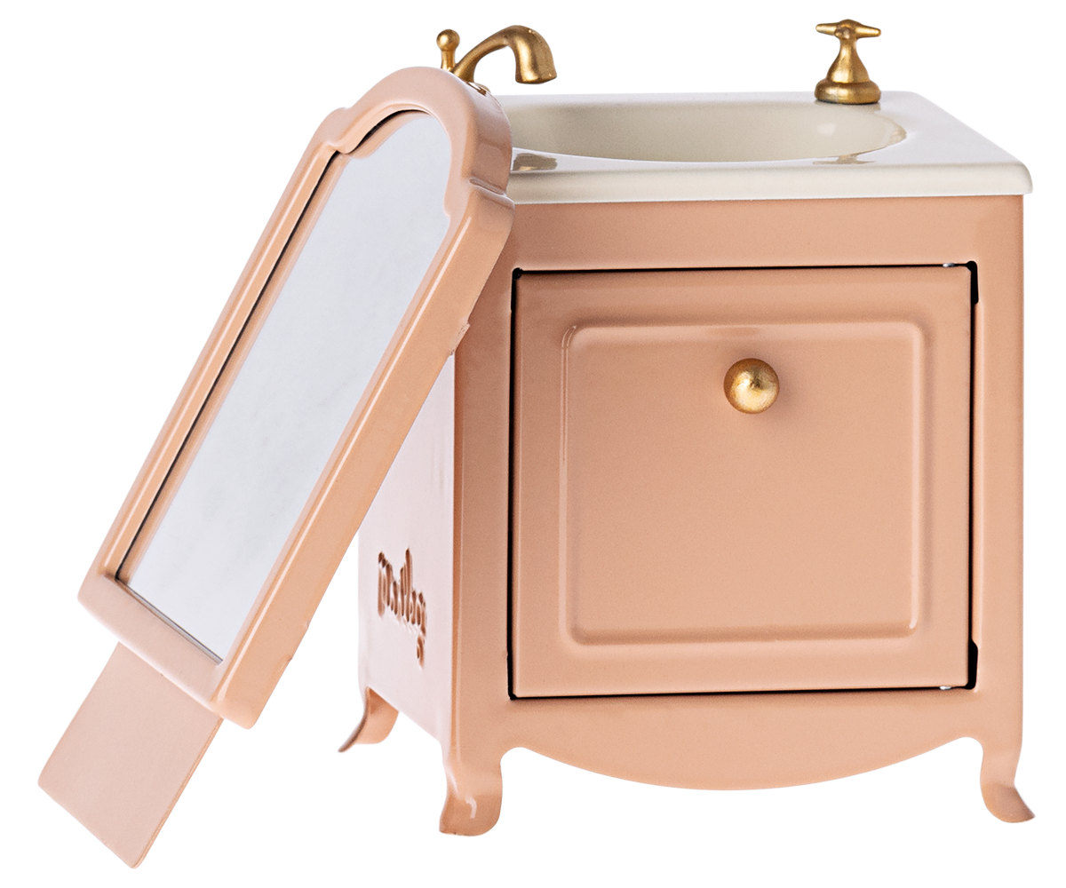 Maileg Sink Dresser, Mouse - Dark Powder | Playroom Avenue