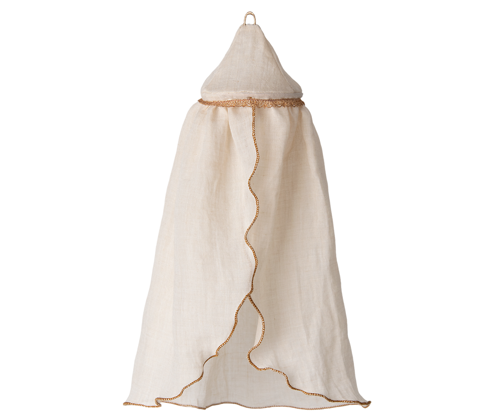 Maileg Bed Canopy, Miniature - Cream | Playroom Avenue