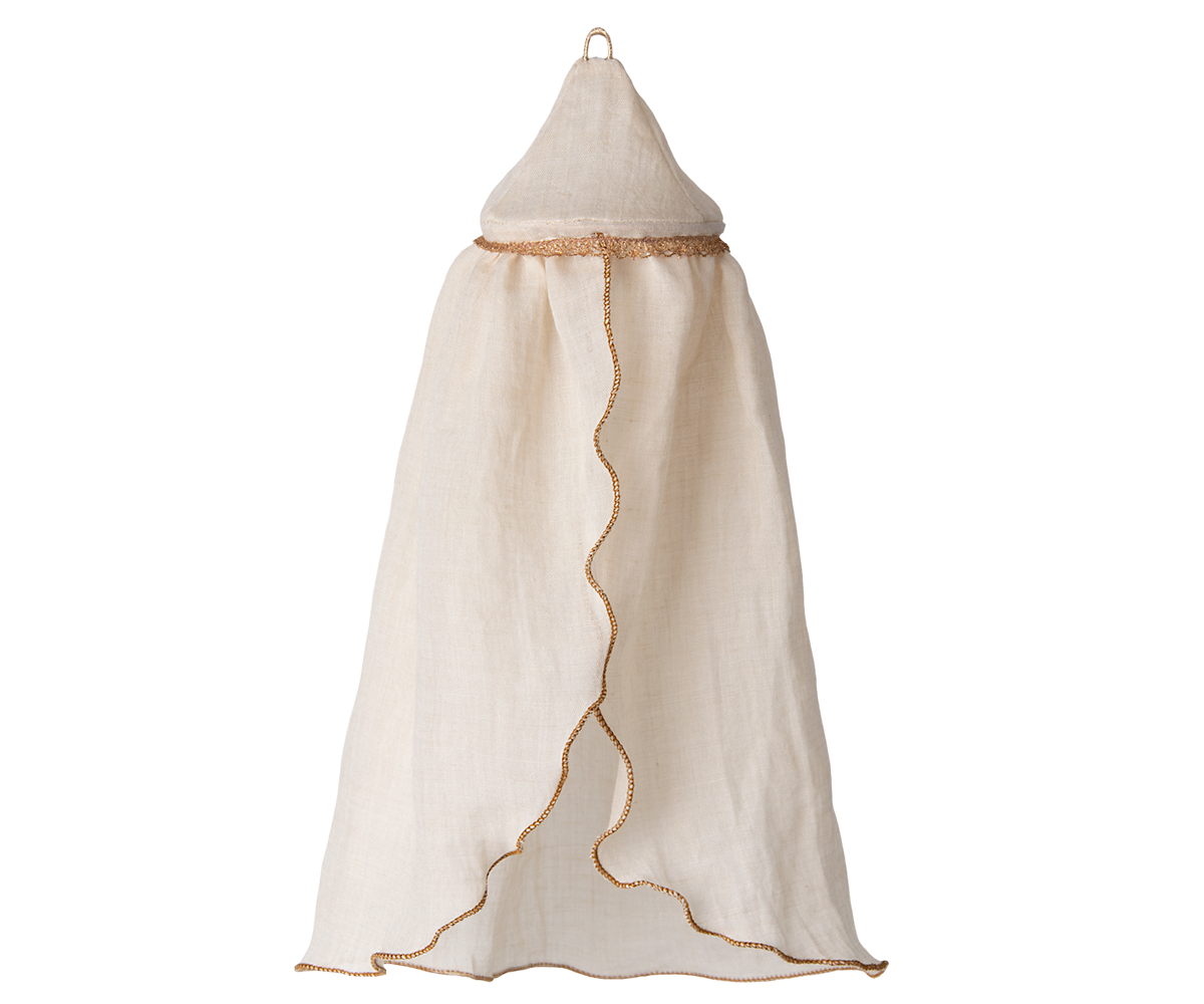 Maileg Bed Canopy, Miniature - Cream | Playroom Avenue