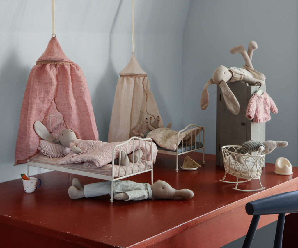 Maileg Bed Canopy, Miniature - Mint | Playroom Avenue