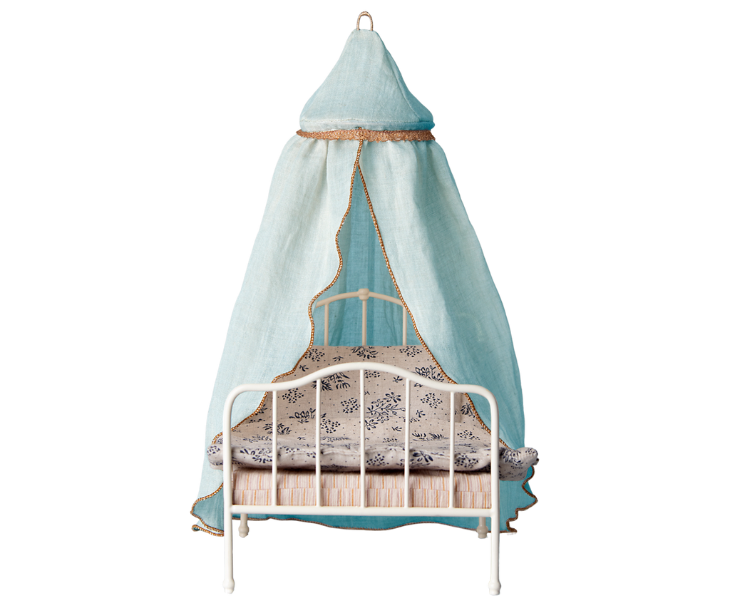 Maileg Bed Canopy, Miniature - Mint | Playroom Avenue