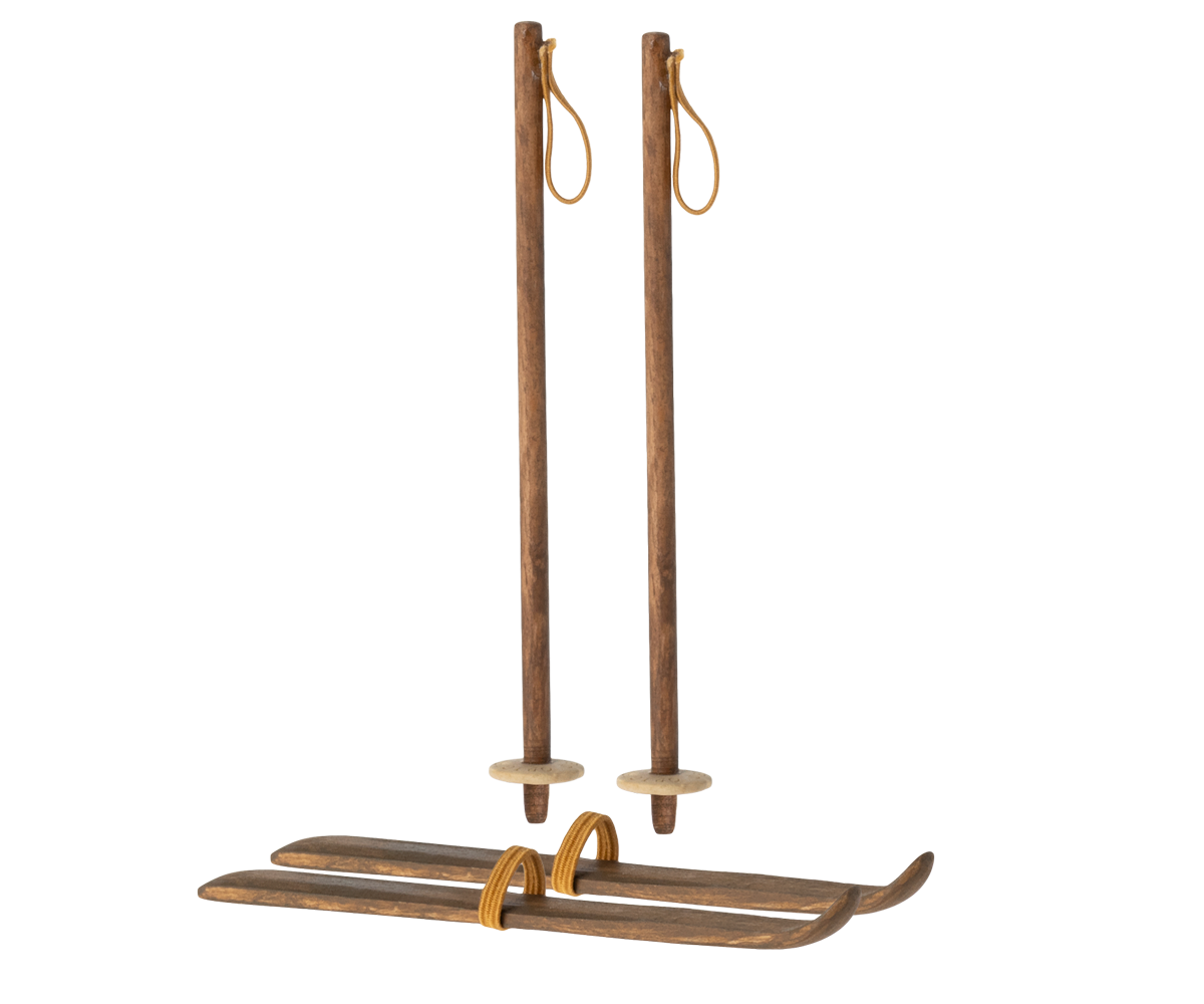 Maileg Ski & Poles, Mum/Dad | Playroom Avenue
