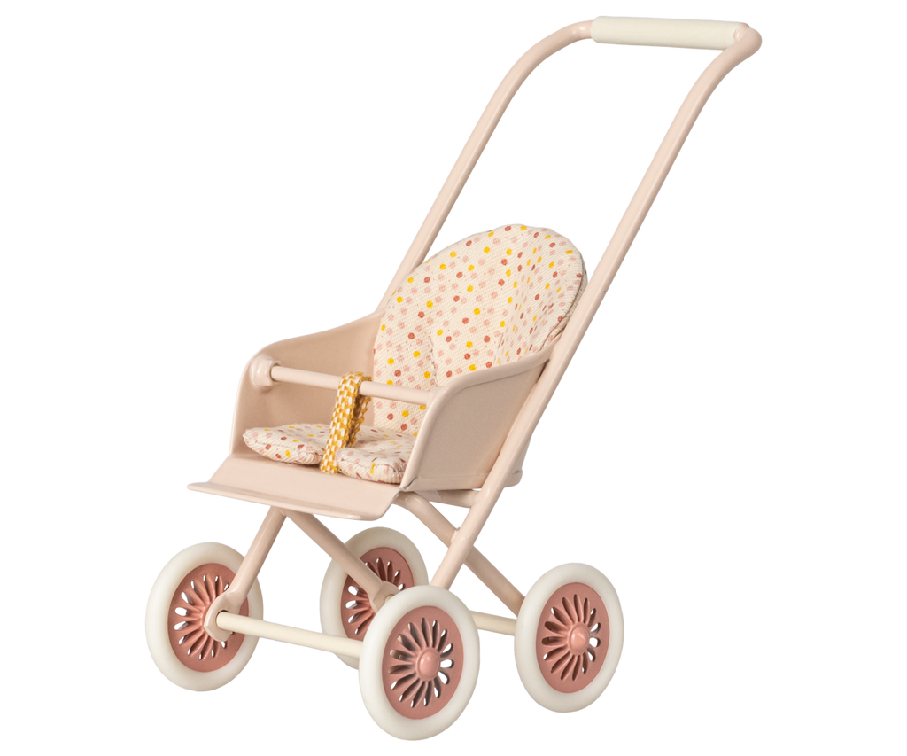Maileg Stroller, Micro - Powder | Playroom Avenue