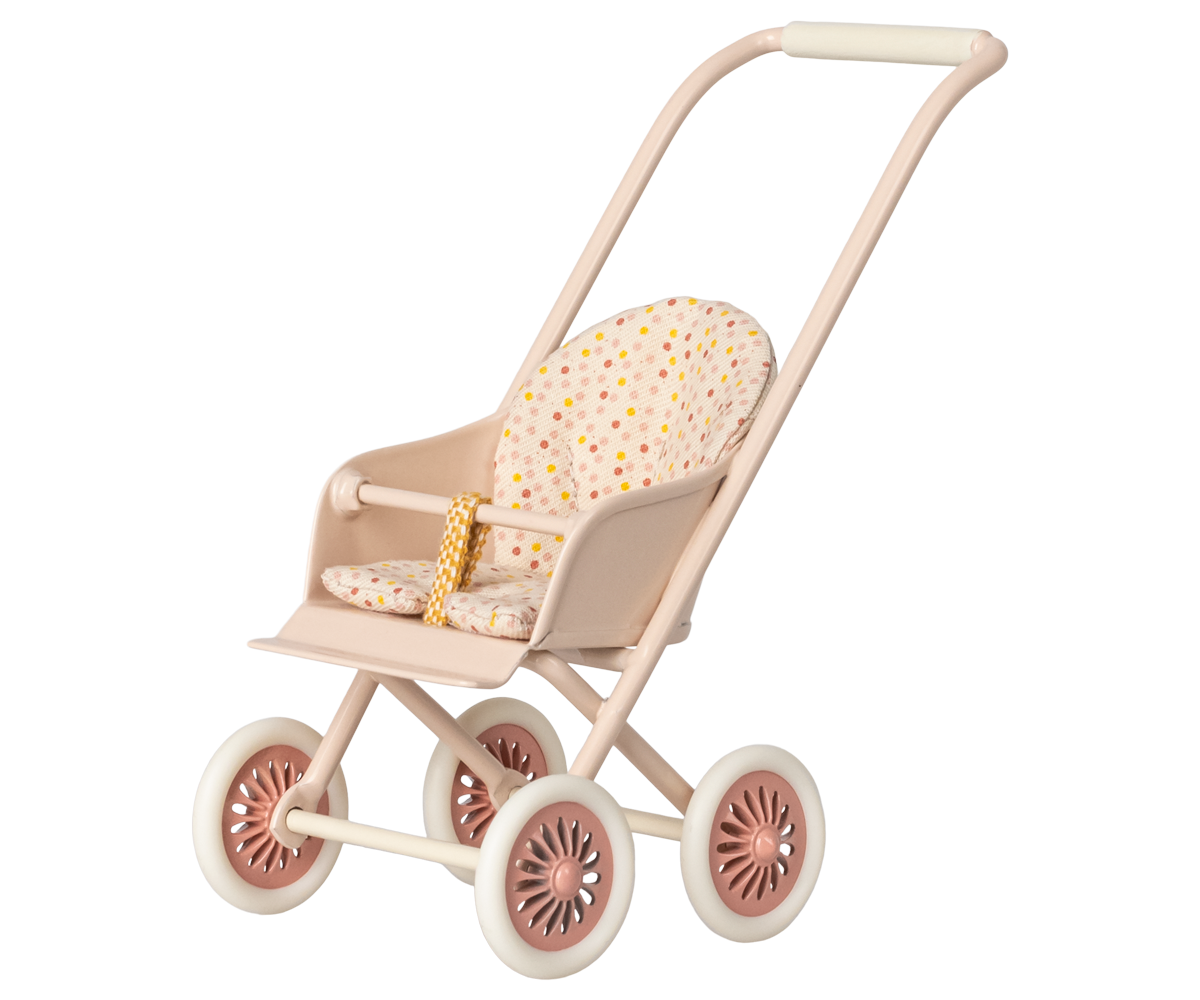 Maileg Stroller, Micro - Powder | Playroom Avenue