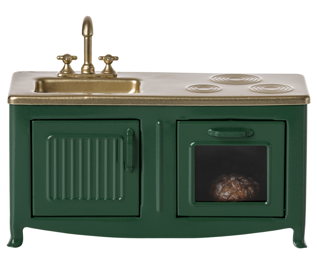 Maileg Kitchen, Mouse - Dark green | Playroom Avenue