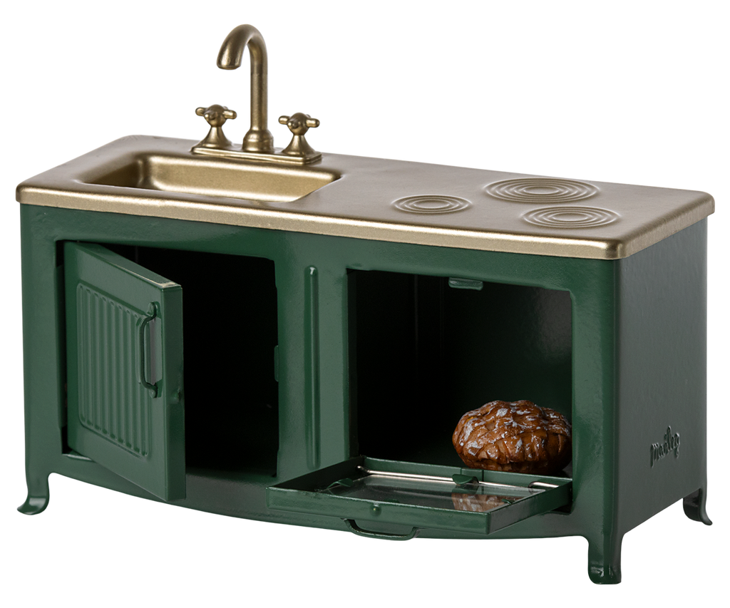 Maileg Kitchen, Mouse - Dark green | Playroom Avenue