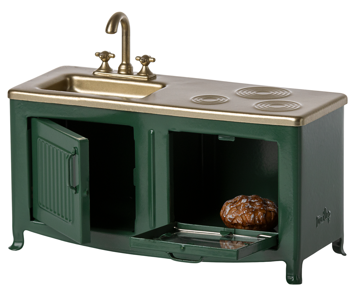 Maileg Kitchen, Mouse - Dark green | Playroom Avenue
