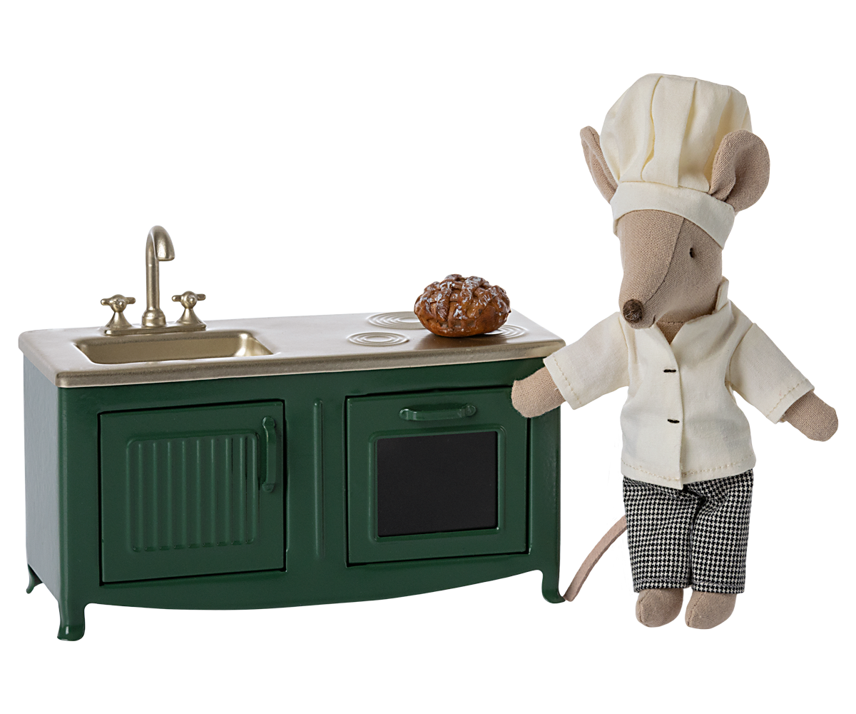 Maileg Kitchen, Mouse - Dark green | Playroom Avenue