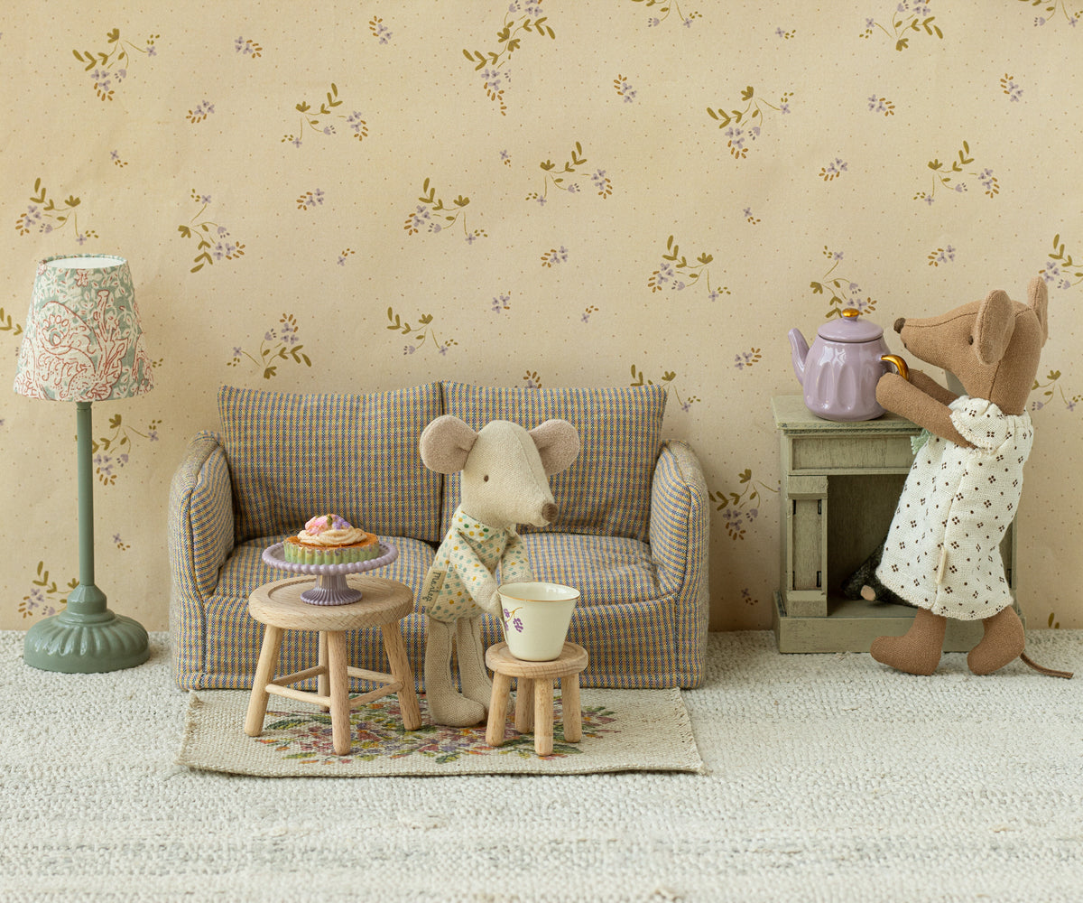 Maileg Fireplace, Mouse - Off white | Playroom Avenue