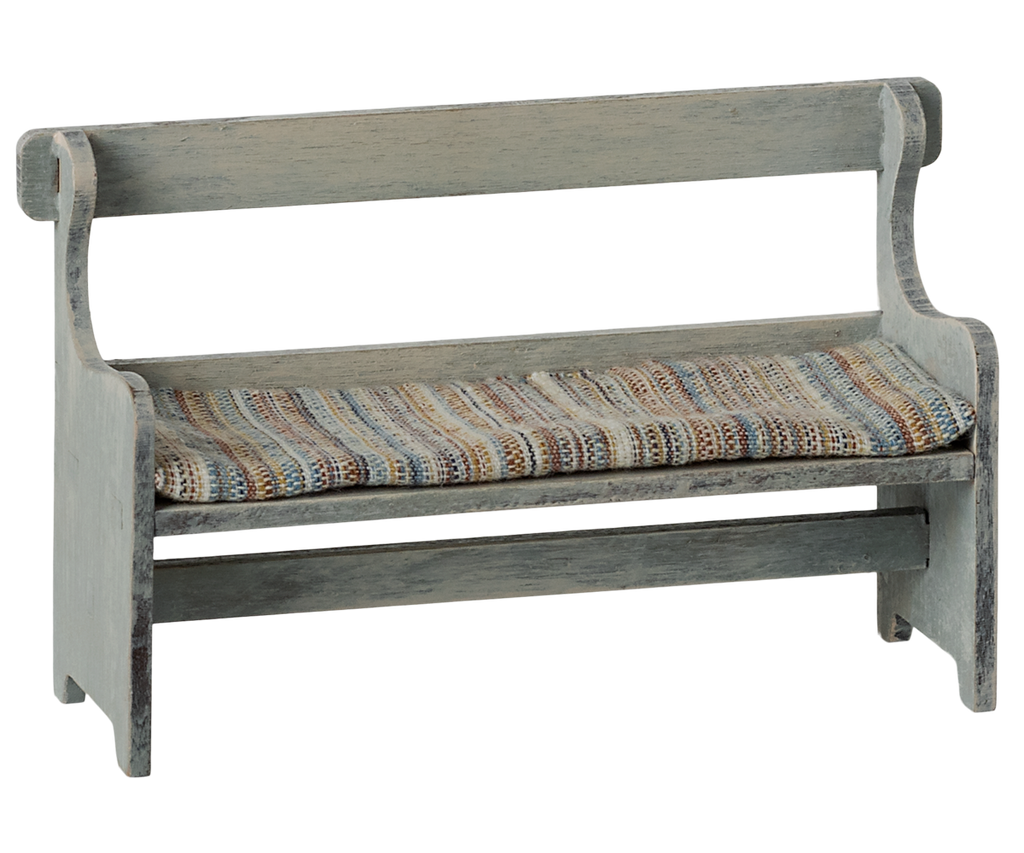 Maileg Bench, Mouse - Vintage off white | Playroom Avenue