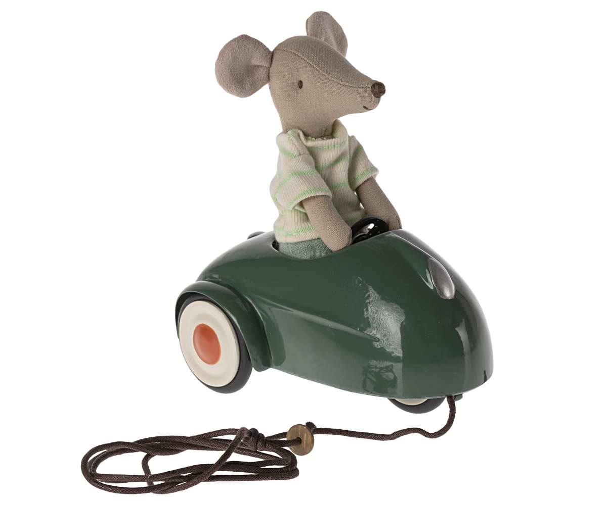 Maileg Car, Mouse - Dark Green