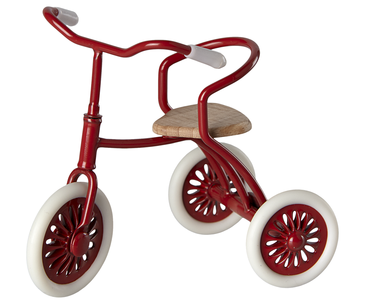 Maileg Abri a tricycle, Mouse - Red | Playroom Avenue