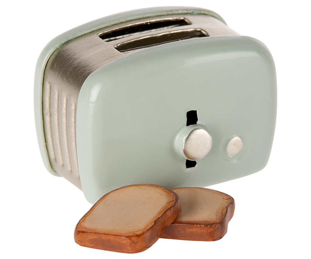 Maileg Toaster, Mouse - Mint | Playroom Avenue