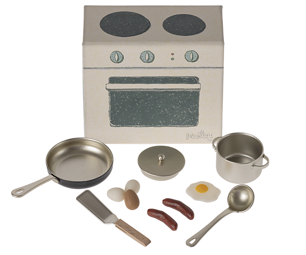 Maileg Cooking Set, Mouse | Playroom Avenue