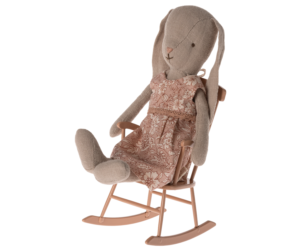 Maileg Rocking Chair, Miniature - Dark Powder | Playroom Avenue