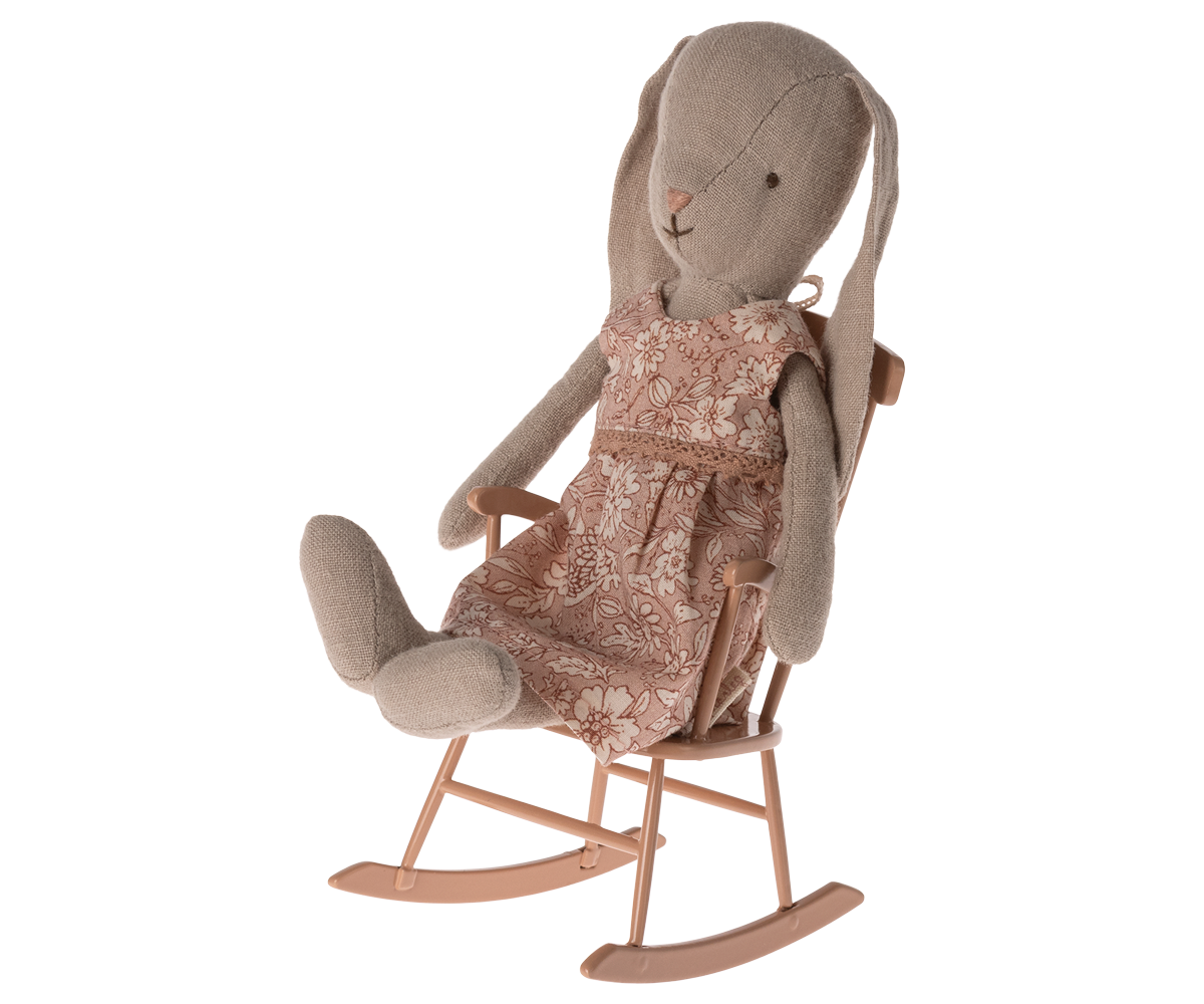 Maileg Rocking Chair, Miniature - Dark Powder | Playroom Avenue