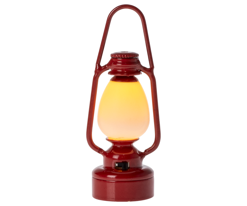 Maileg Vintage lantern, Mouse - Red | Playroom Avenue