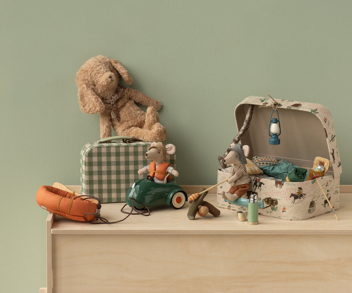 Maileg Car, Mouse - Dark green | Playroom Avenue
