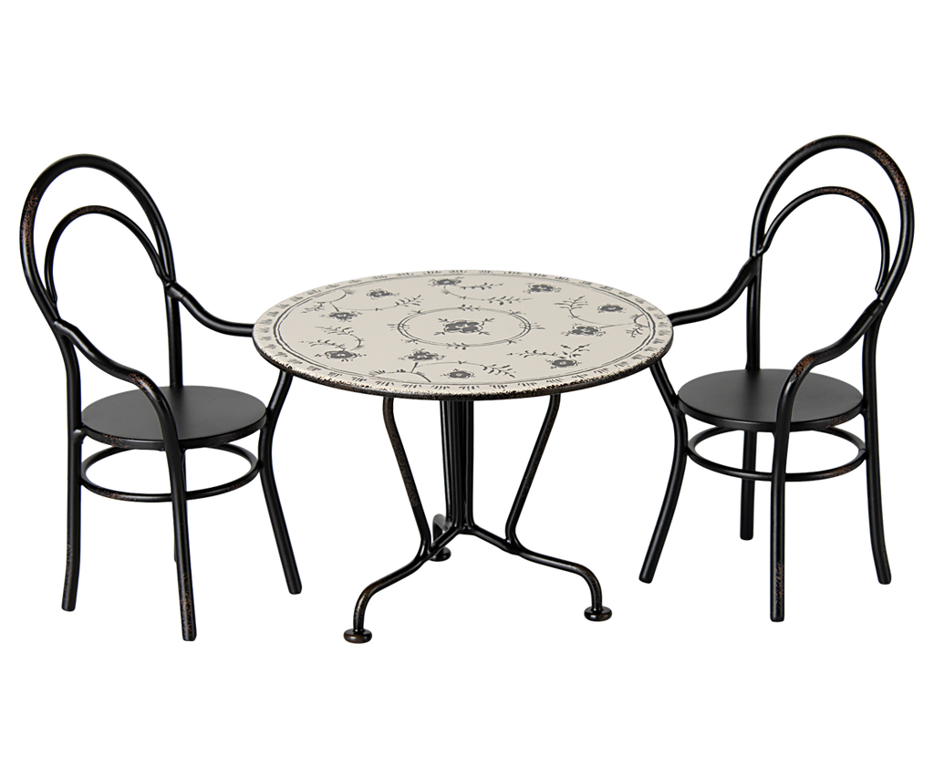 Maileg Dining table, Set with 2 chairs | Playroom Avenue