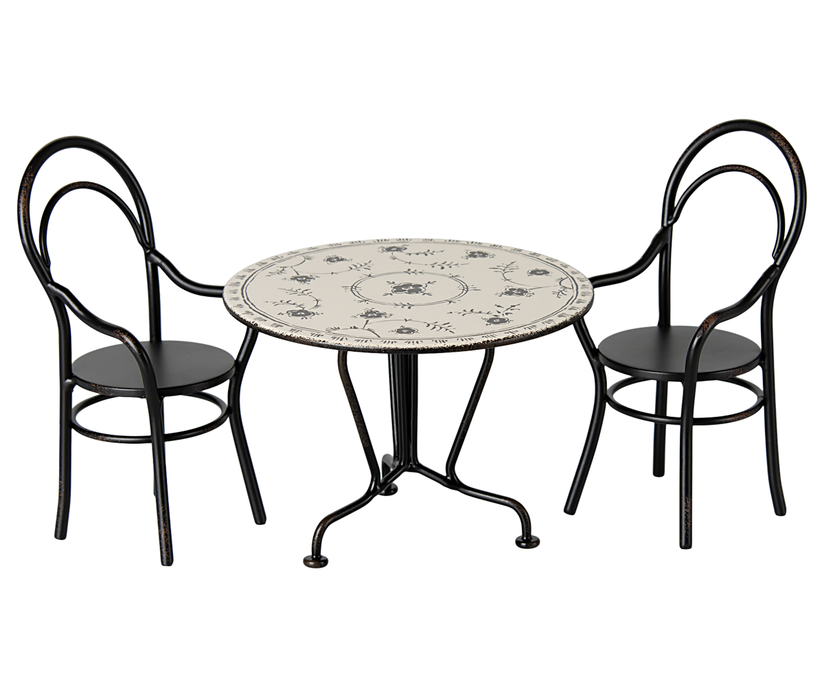 Maileg Dining table, Set with 2 chairs | Playroom Avenue