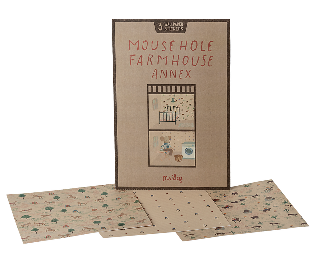 Maileg Wallpaper, Mouse hole Farmhouse - Annex | Playroom Avenue