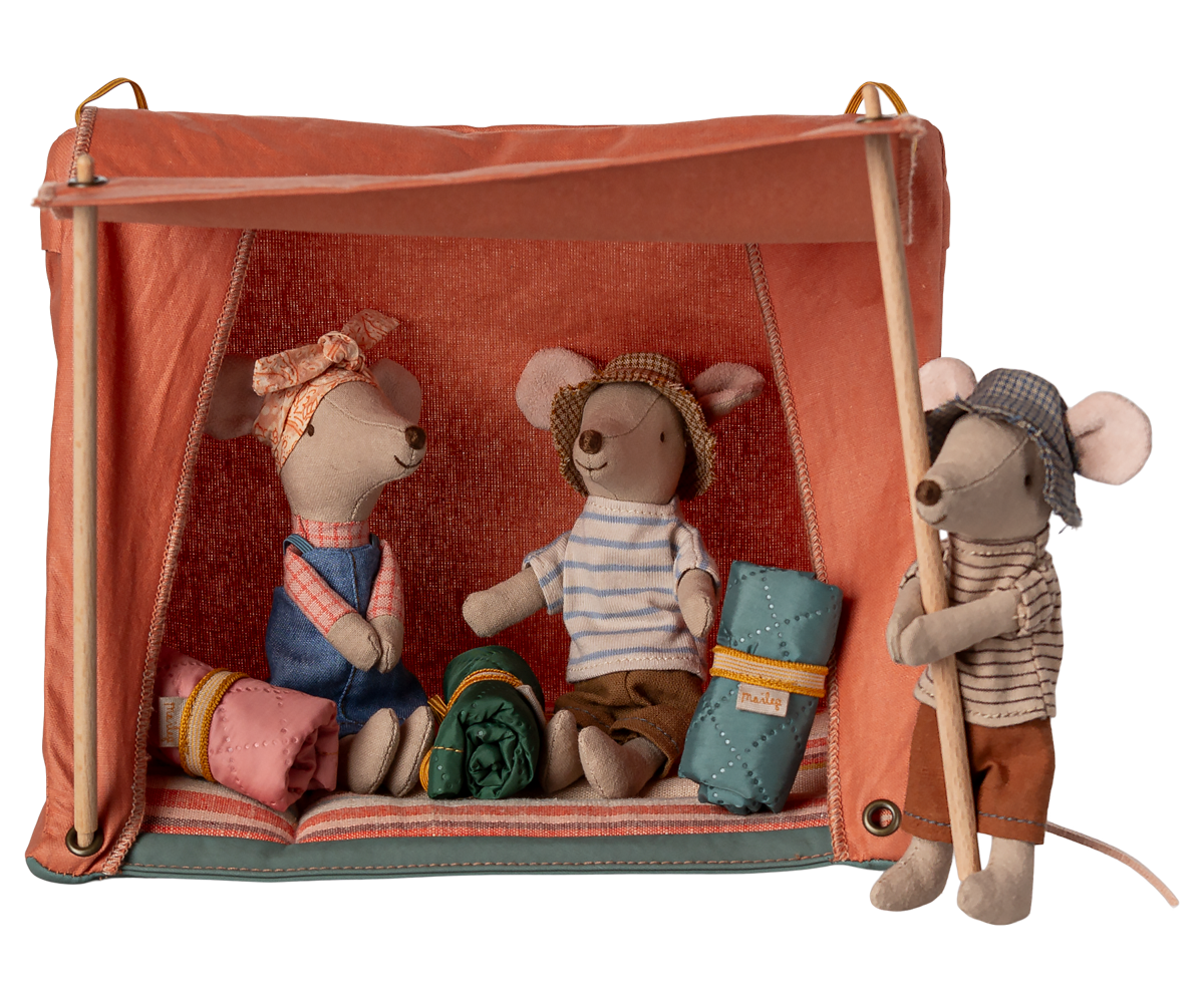 Maileg Happy camper tent, Mouse | Playroom Avenue