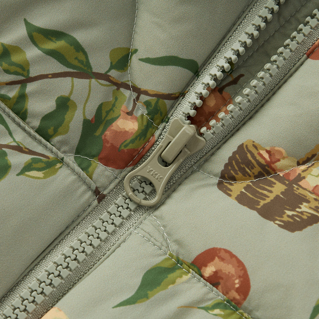 Milkbarn Apple Orchard Lightweight Down Hooded Jacket | Playroom Avenue