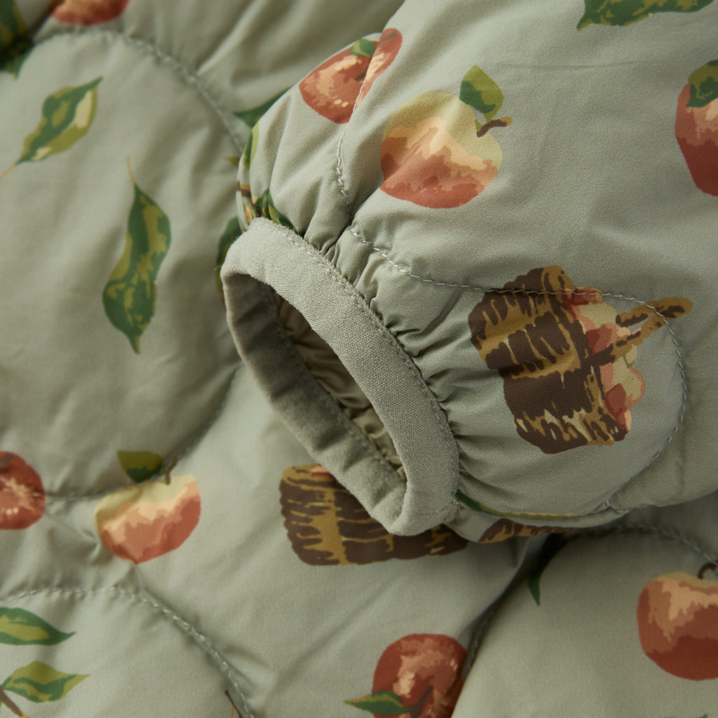 Milkbarn Apple Orchard Lightweight Down Hooded Jacket | Playroom Avenue