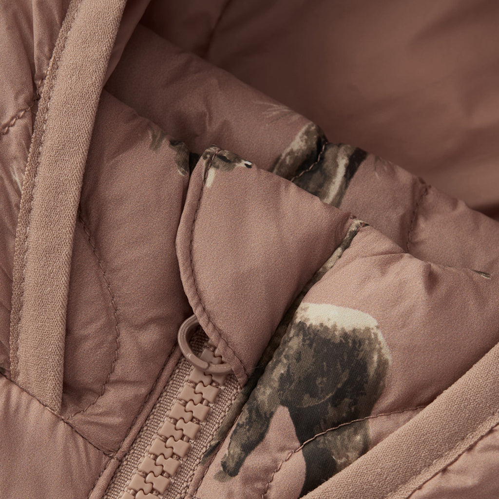 Milkbarn Alpaca Lightweight Down Hooded Jacket | Playroom Avenue