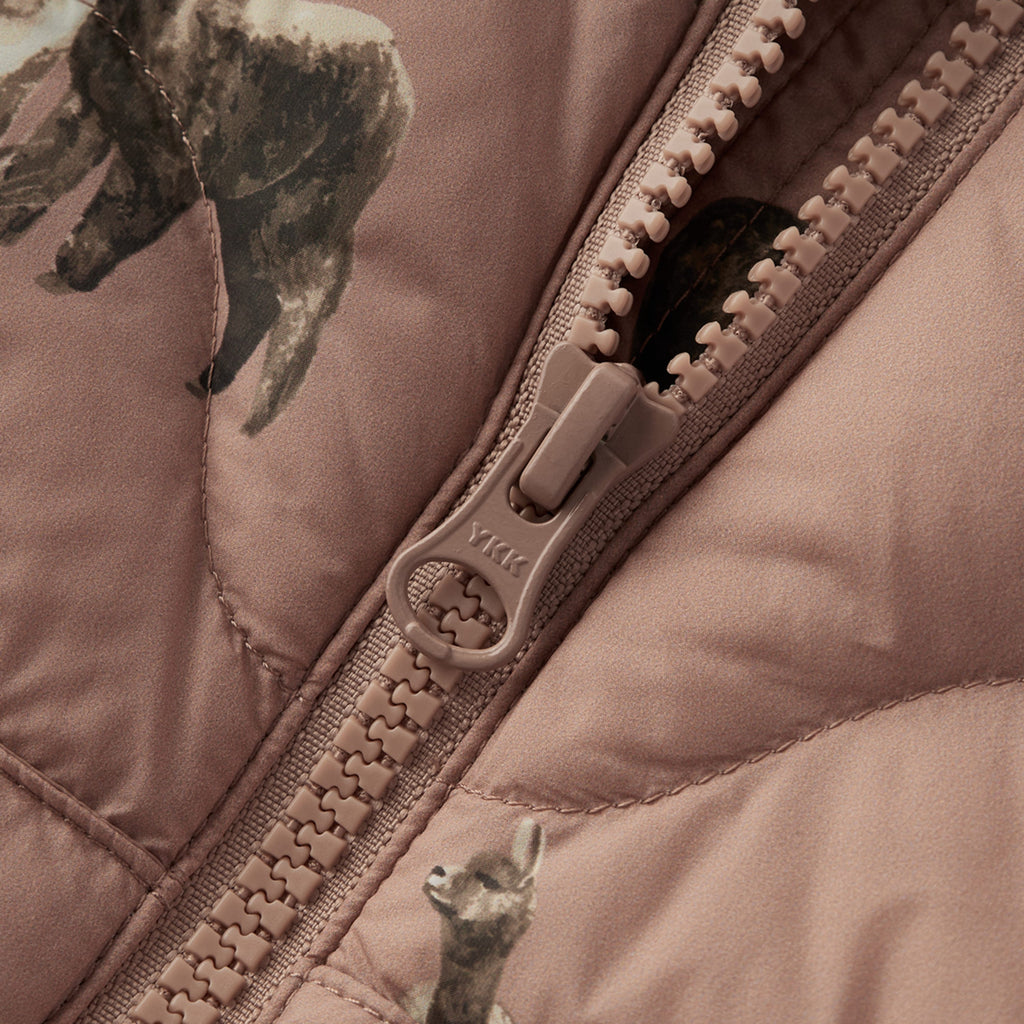 Milkbarn Alpaca Lightweight Down Hooded Jacket | Playroom Avenue