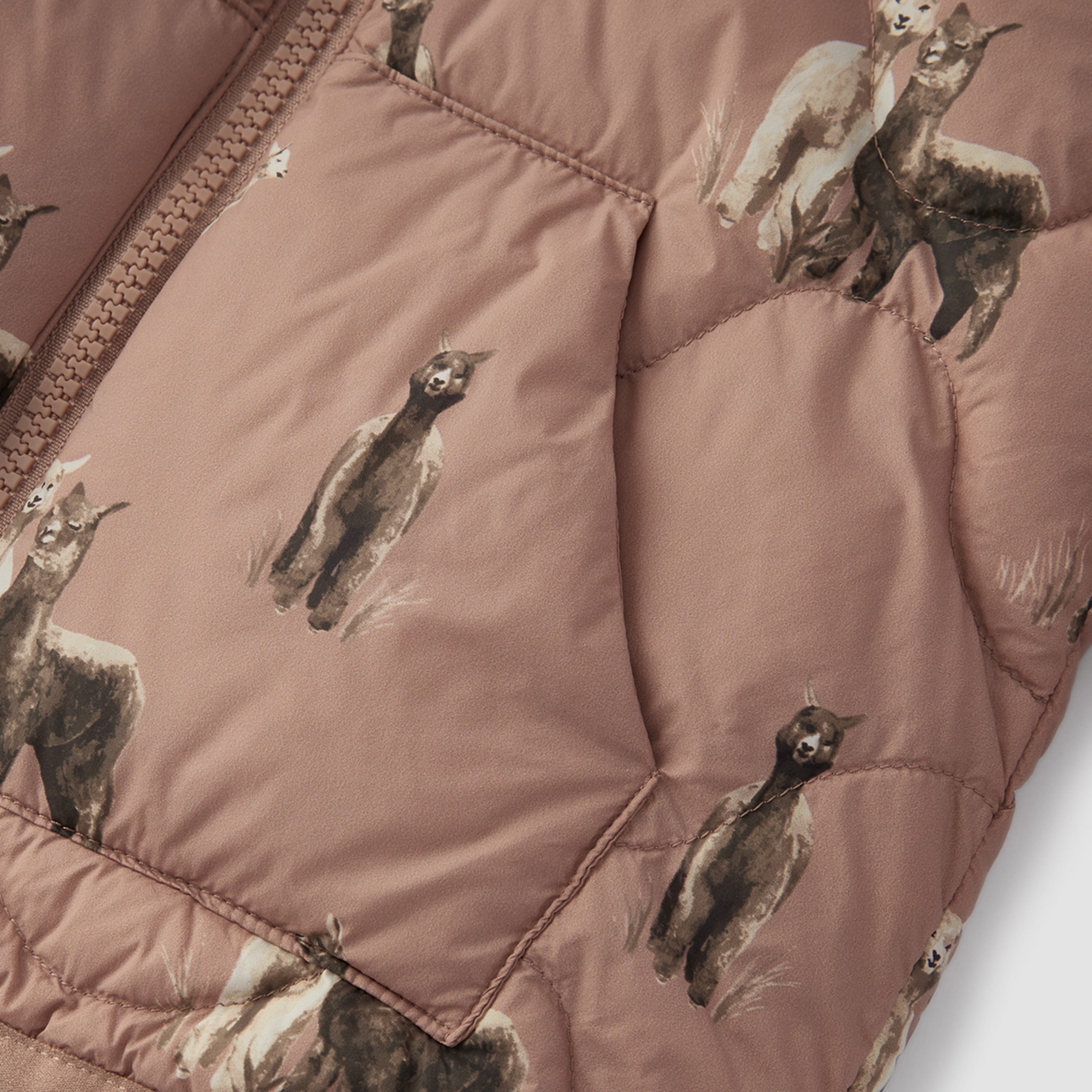 Milkbarn Alpaca Lightweight Down Hooded Jacket | Playroom Avenue