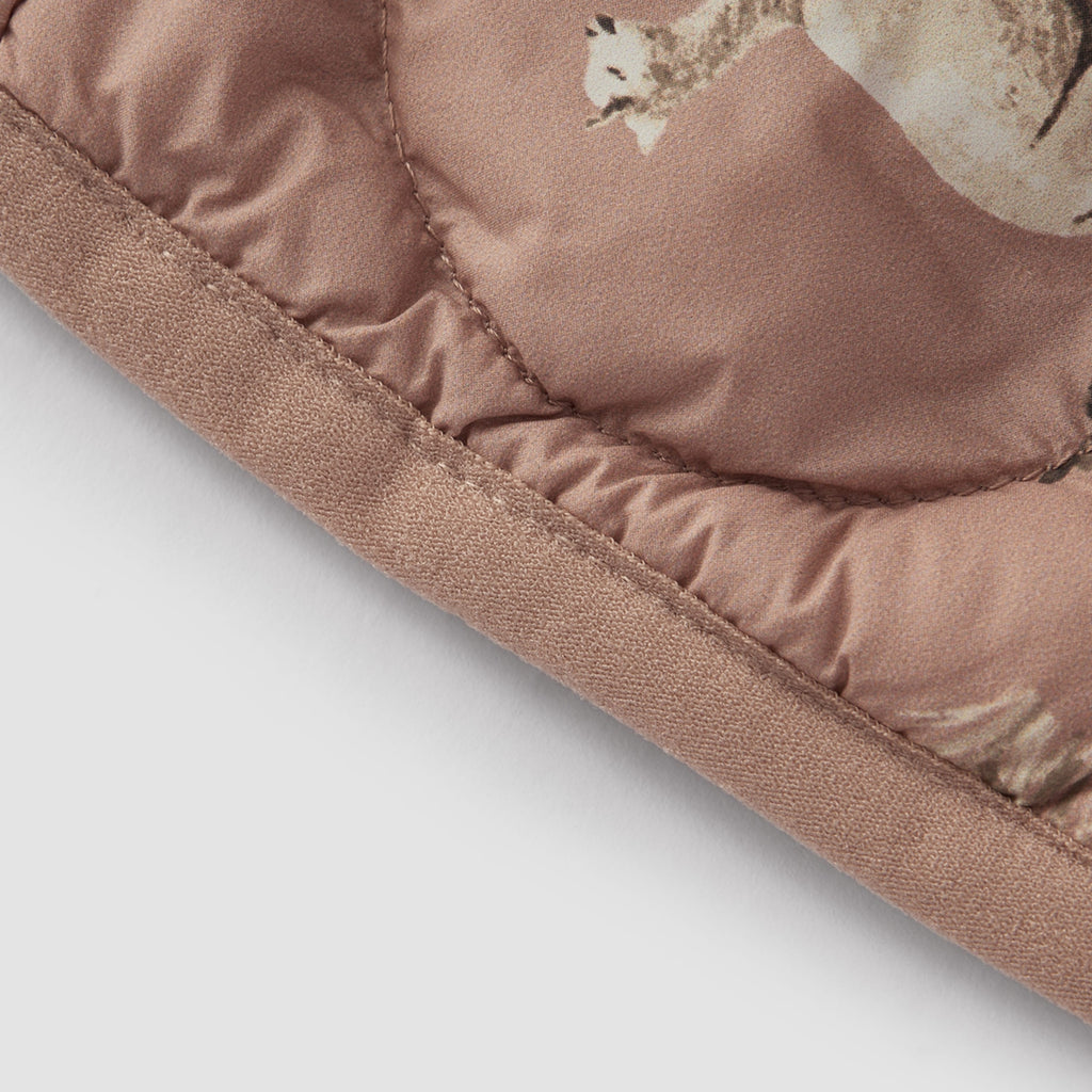 Milkbarn Alpaca Lightweight Down Hooded Jacket | Playroom Avenue