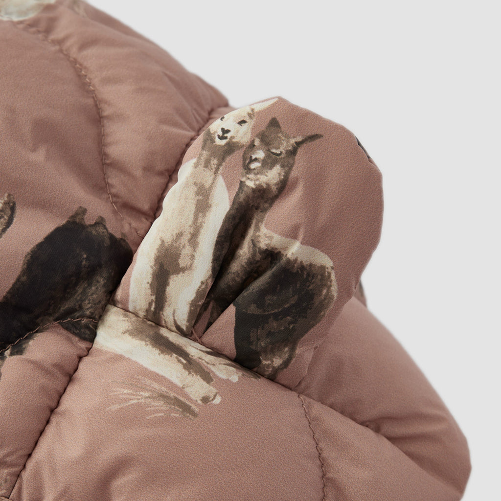 Milkbarn Alpaca Lightweight Down Hooded Jacket | Playroom Avenue