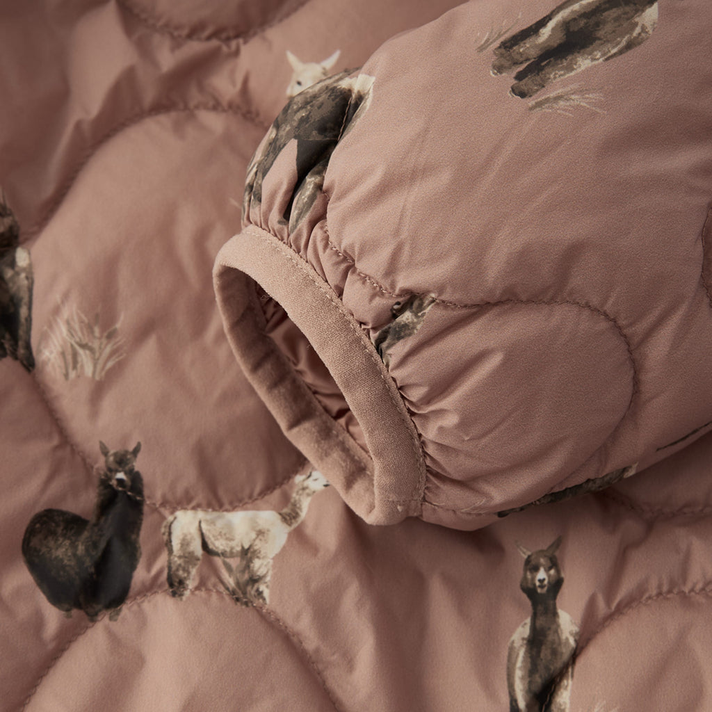 Milkbarn Alpaca Lightweight Down Hooded Jacket | Playroom Avenue