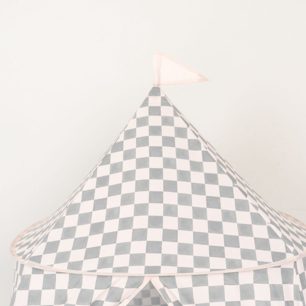 Toki Kids Checker Matcha Play Tent | Playroom Avenue