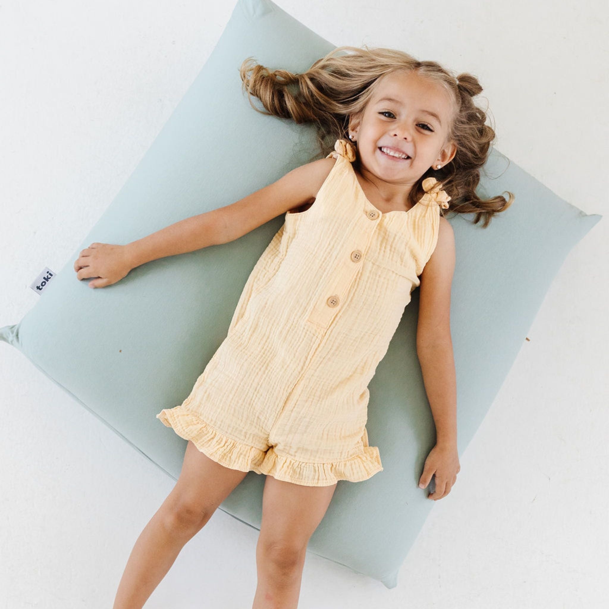 Toki Kids Sage Bean Bag - Playroom Avenue