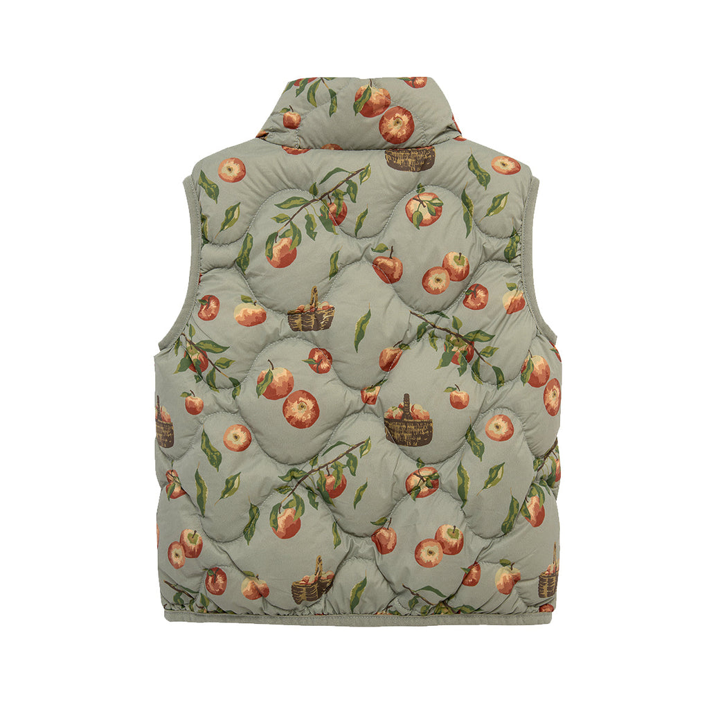 Milkbarn Apple Orchard Lightweight Down Vest | Playroom Avenue