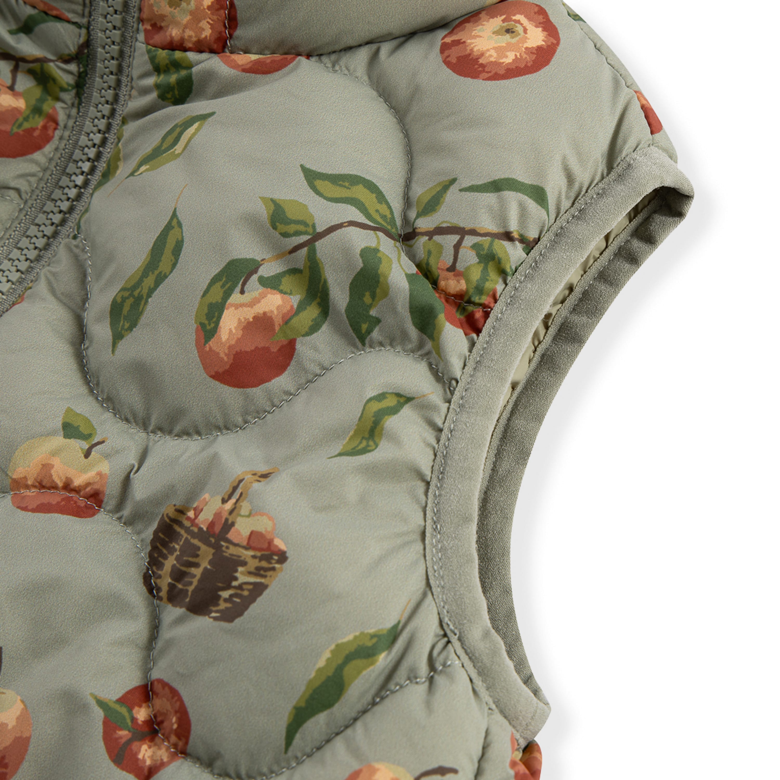 Milkbarn Apple Orchard Lightweight Down Vest | Playroom Avenue