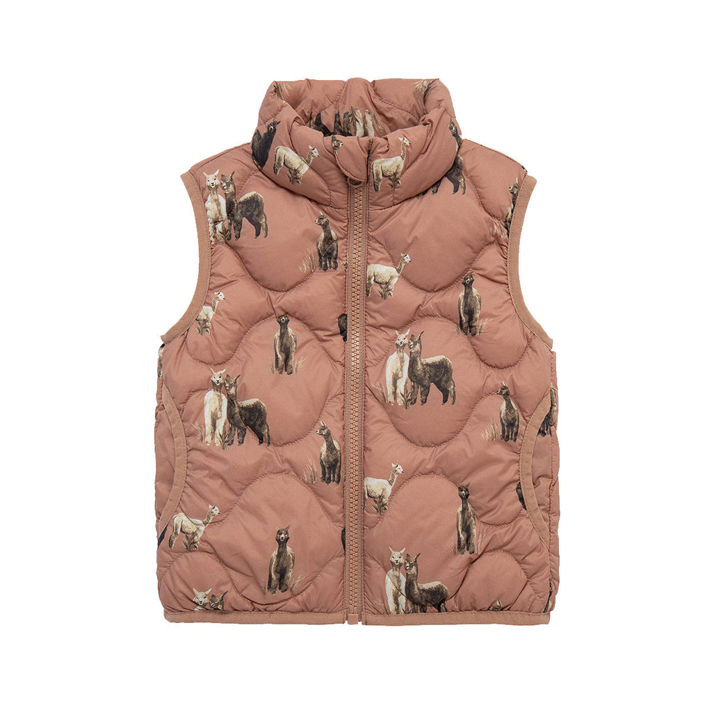 Milkbarn Alpaca Lightweight Down Vest | Playroom Avenue