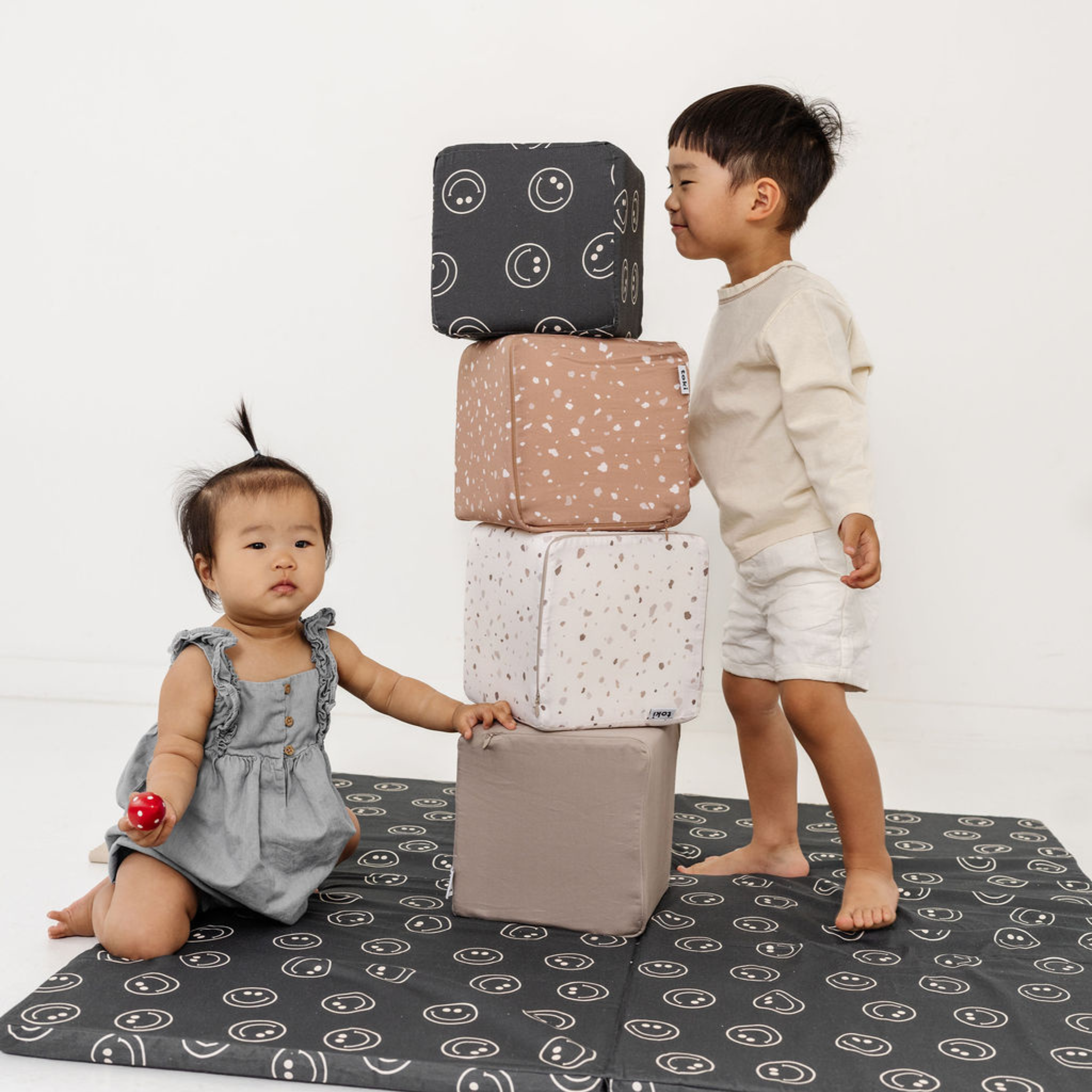 Toki Kids Smiles Organic Cotton Mat | Playroom Avenue