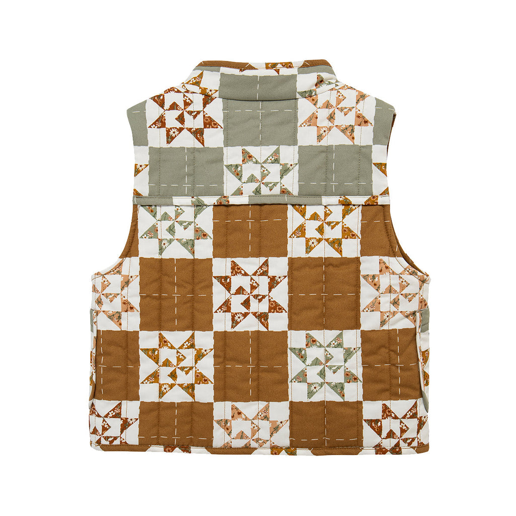 Milkbarn Quilt Quilted Vest | Playroom Avenue