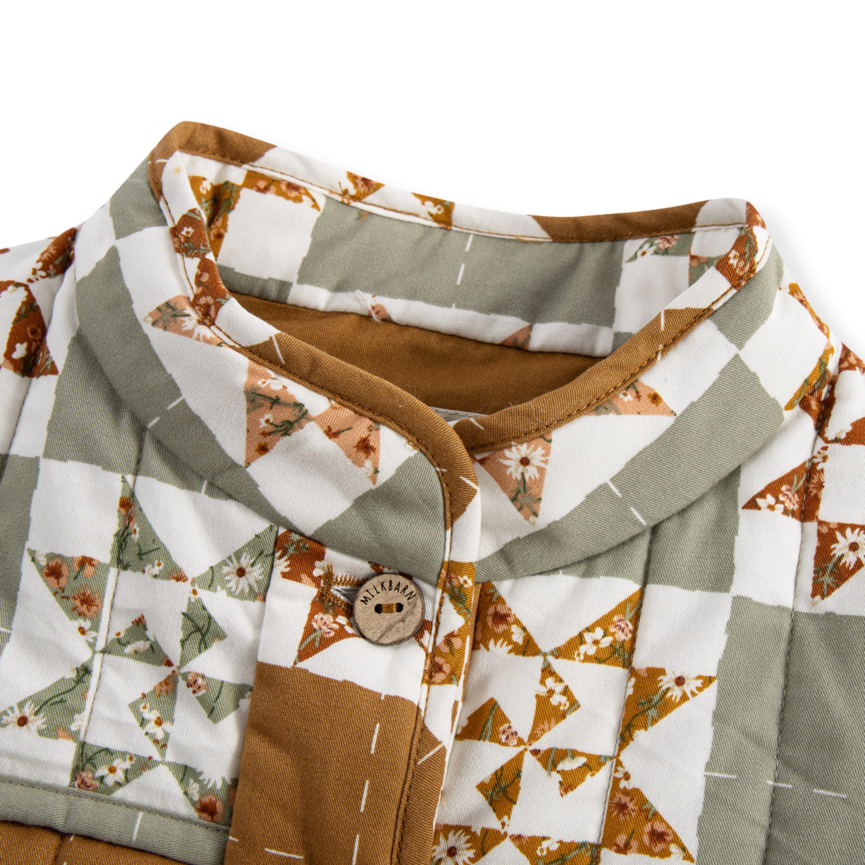 Milkbarn Quilt Quilted Vest | Playroom Avenue